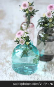 pink flowers in a vase