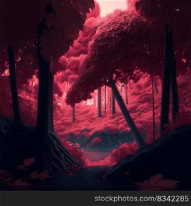 pink forest 1