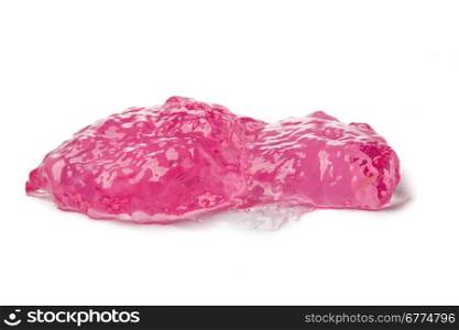 pink Gel isolated on white background