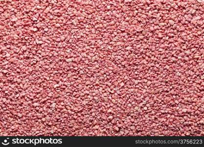 Pink grit texture for background. Top view