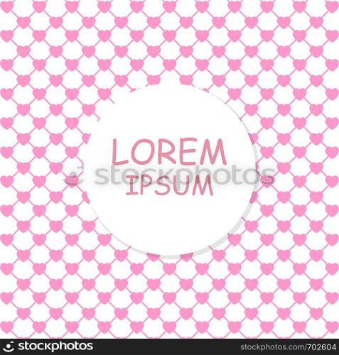 Pink Hearts background. Love background. Heart pattern background. Eps10. Pink Hearts background. Love background. Heart pattern background