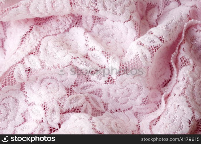 pink lace background with flowers