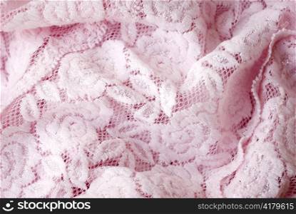 pink lace background with flowers