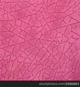 Pink leather texture closeup background.