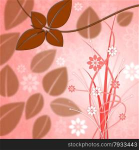 Pink Leaves Meaning Floral Backdrop And Outdoor