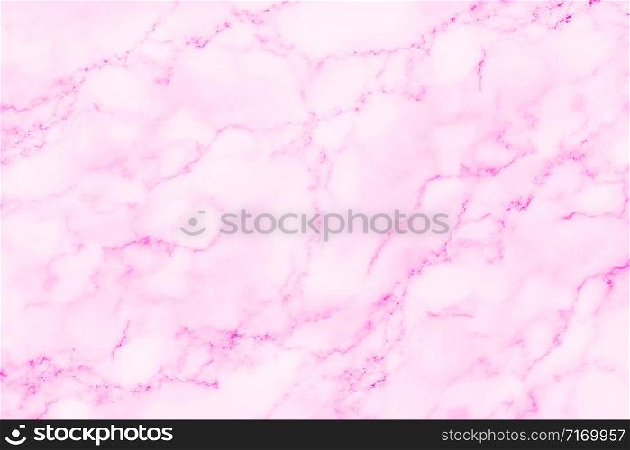 Pink marble texture with natural pattern for background or design art work. Marble with high resolution