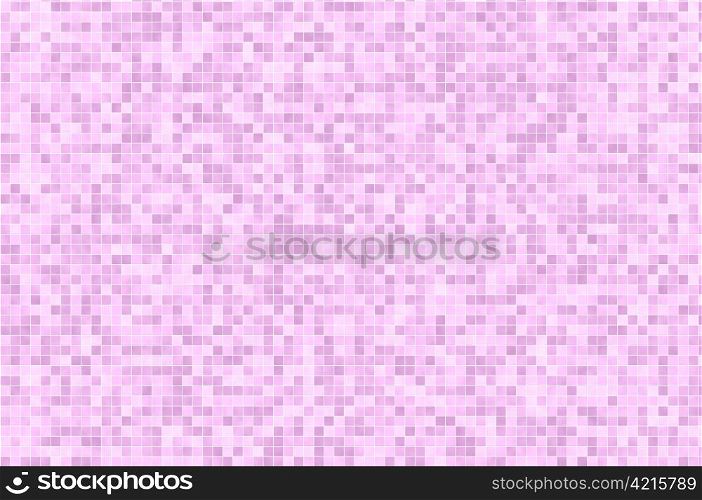 Pink mosaci tiles