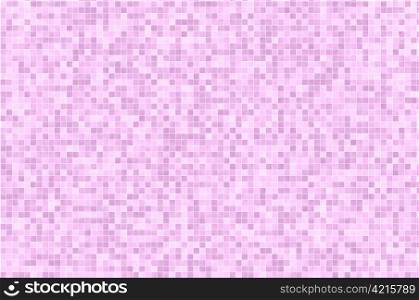 Pink mosaci tiles