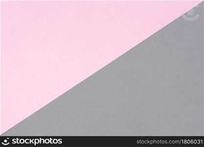Pink paper and grey foam sheet with diagonal texture background. Template for for text or drawing