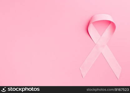 Pink ribbon breast cancer