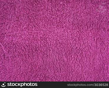 pink towel. background