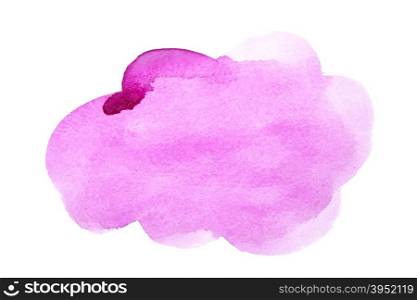 Pink watercolor brush strokes - space for your own text