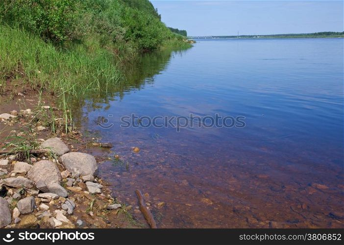 Pinyega River of Arkhangelsk Oblast in Russia.