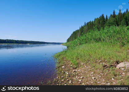 Pinyega River of Arkhangelsk Oblast in Russia.