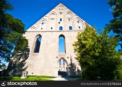 Pirita convent. part of the ruins of the pirita convent St. Brigitta in Tallinn