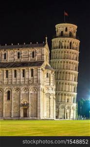 Pisa cathedral in a summer evening in Italy