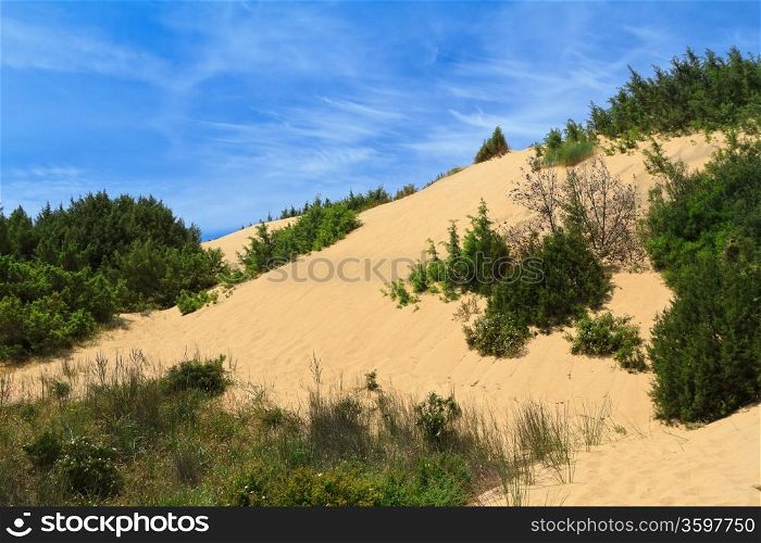 Piscinas dunes in Costa Verde, southwest Sardinia, Italy