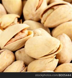 Pistachios macro, may be used as background