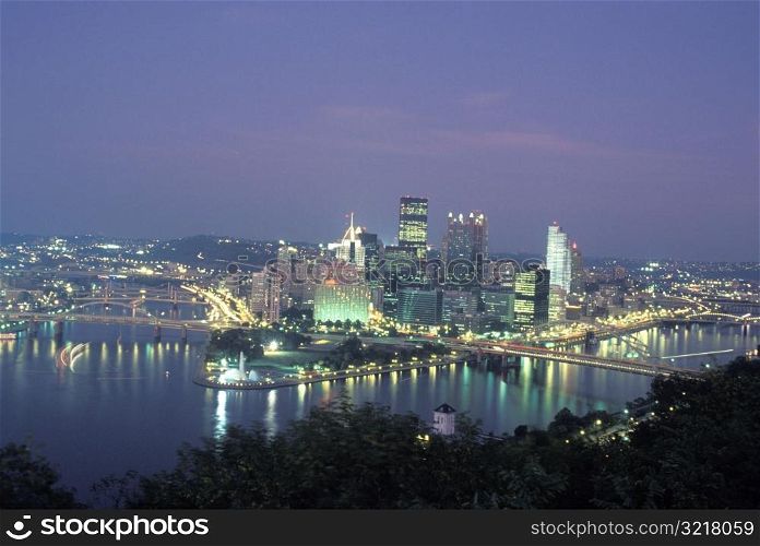 Pittsburgh Pennsylvania at Night