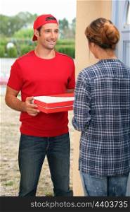 Pizza delivery man