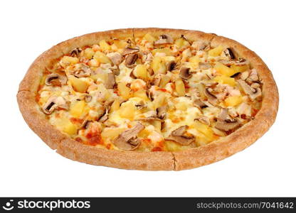 Pizza isolated on white background