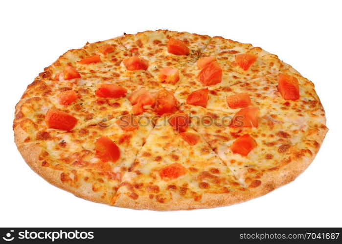 Pizza isolated on white background