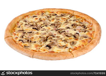 Pizza isolated on white background