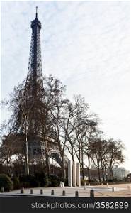Place de la Resistance and Eiffel Tower in Paris