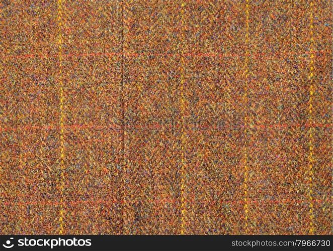 Plaid fabric wool background