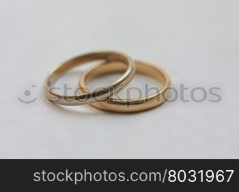 Plain simple wedding bands