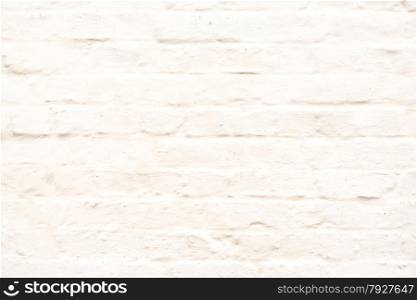 Plain White Washed Textured Brick Wall