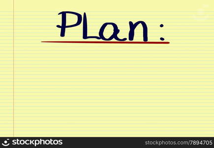 Plan Concept