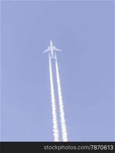 plane flying towards its destination