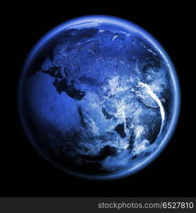 Planet Earth 3d rendering. Planet Earth 3d rendering. space model, maps courtesy of NASA. Planet Earth 3d rendering