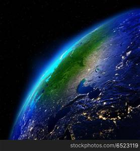 Planet Earth 3d rendering planet. Planet Earth. Elements of this image furnished by NASA 3d rendering. Planet Earth 3d rendering planet