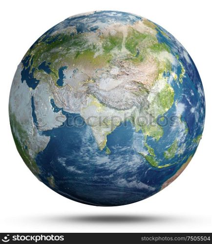 Planet Earth. Elements of this image furnished by NASA. 3d rendering. Planet Earth. 3d rendering
