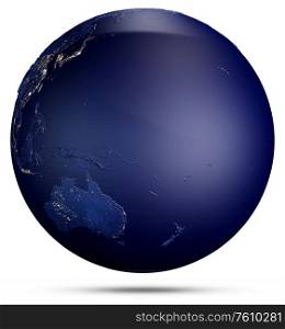 Planet Earth from space. Elements of this image furnished by NASA. 3d rendering. Planet Earth from space. 3d rendering