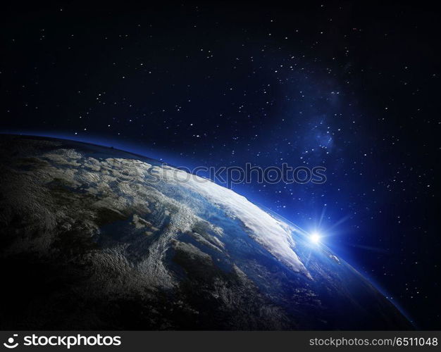 Planet Earth from space. Planet Earth from space. Elements of this image furnished by NASA. Planet Earth from space