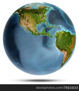 Planet Earth geography. Elements of this image furnished by NASA. 3d rendering. Planet Earth geography. 3d rendering
