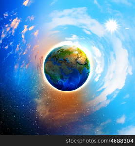 Planet Earth. Image of planet Earth planet. Save our planet. Elements of this image are furnished by NASA