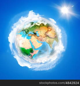 Planet Earth. Image of planet Earth planet. Save our planet. Elements of this image are furnished by NASA