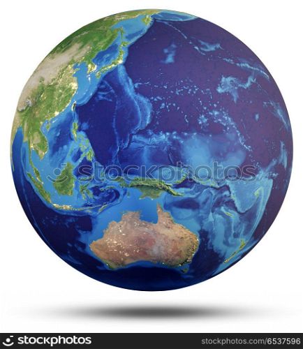 Planet Earth world globe 3d rendering. Planet Earth world globe. Elements of this image furnished by NASA. 3d rendering. Planet Earth world globe 3d rendering