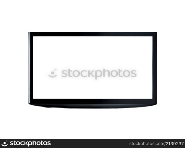 Plasma Screen isolated on a white background. Plasma Screen