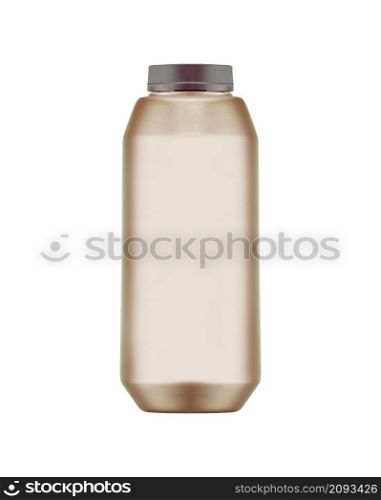 plastic bottle isolated on white
