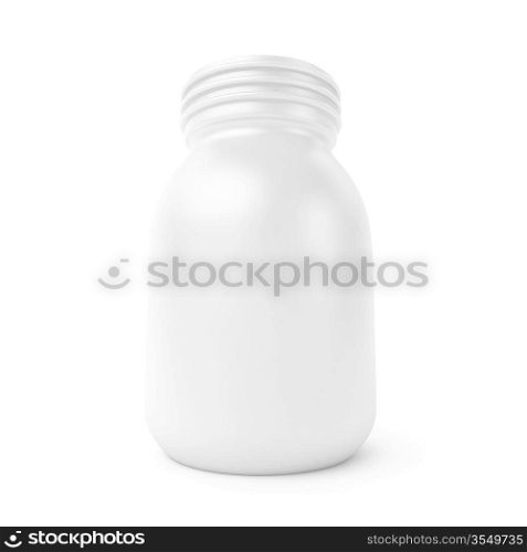 Plastic Bottle Isolated on White