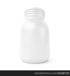 Plastic Bottle Isolated on White