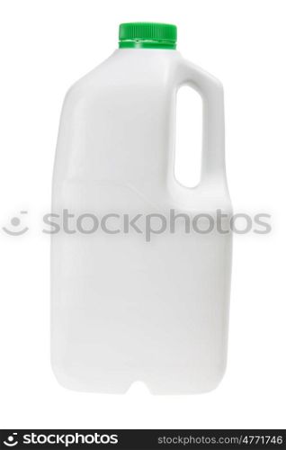 Plastic Bottle on White Background