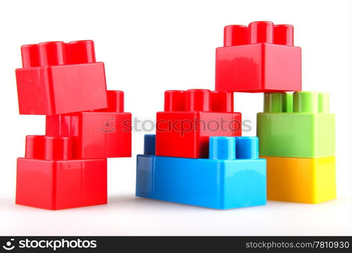 Plastic building blocks