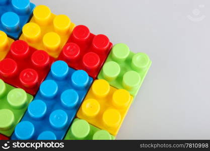 Plastic building blocks