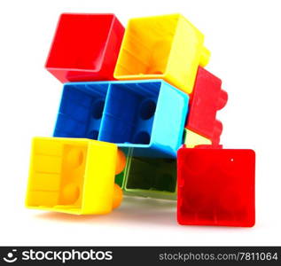 Plastic building blocks